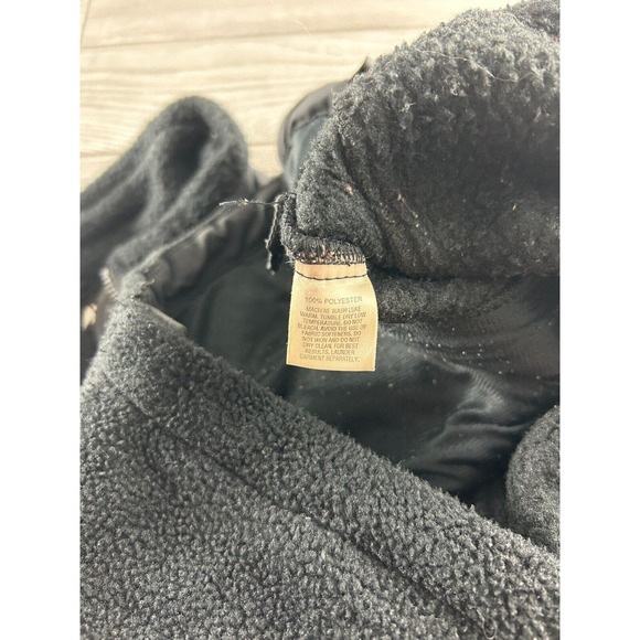 EMS EASTERN MOUNTAIN SPORTS WOMEN'S ZIP FLEECE JACKET SIZE SMALL BLACK THERMAL - Picture 8 of 8